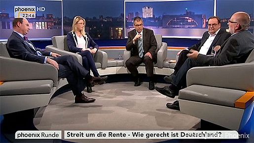 phoenix Runde: Streit um die Rente - Wie gerecht ist Deutschland?
