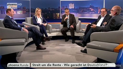 phoenix Runde: Streit um die Rente - Wie gerecht ist Deutschland?