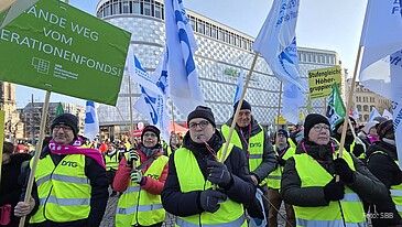 Doppel-Demo in Sachsen