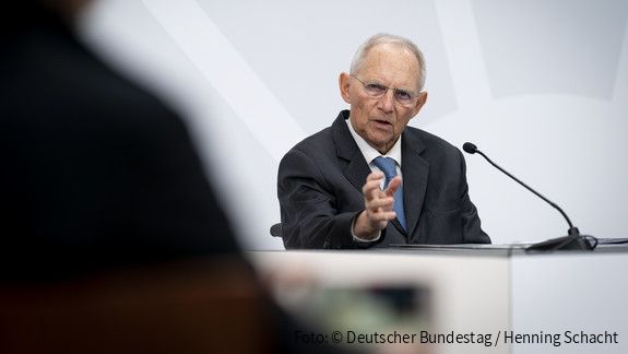 Bundestagspräsident Wolfgang Schäuble