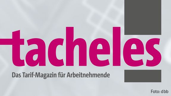 Großer pinker Schriftzug "tacheles"
