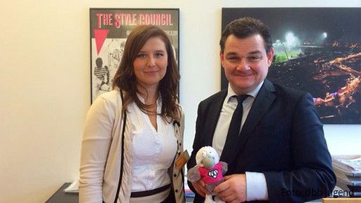 Sandra Kothe mit Marcus Weinberg Sandra Kothe mit Marcus Weinberg