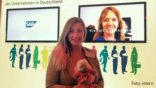 Liv Grolik auf dem Diversity Tag Liv Grolik auf dem Diversity Tag