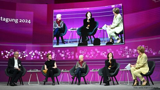 Panel mit den deutschen Spitzenkandidierenden zur Europawahl 2024