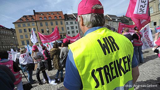 Protest in München