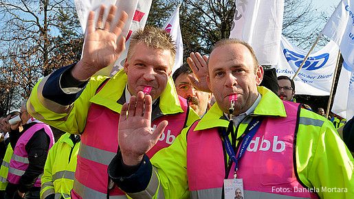 Warnstreik am Frankfurter Flughafen