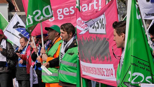 Demonstration durch Ludwigsburg