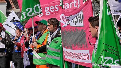 Demonstration durch Ludwigsburg