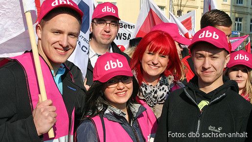 Warnstreik in Magdeburg Warnstreik in Magdeburg