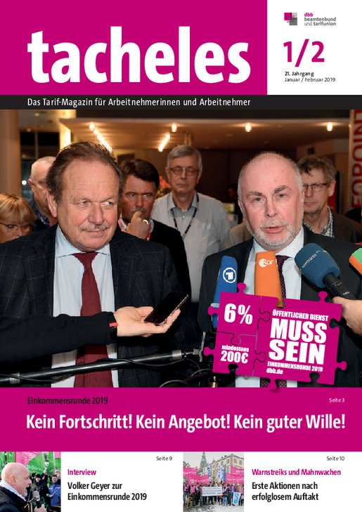 Ausgabe Nr. 01/02, Januar/Februar 2019