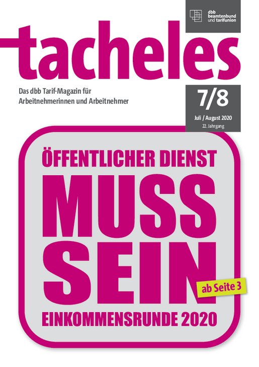 Ausgabe Nr. 07/08, Juli/August 2020